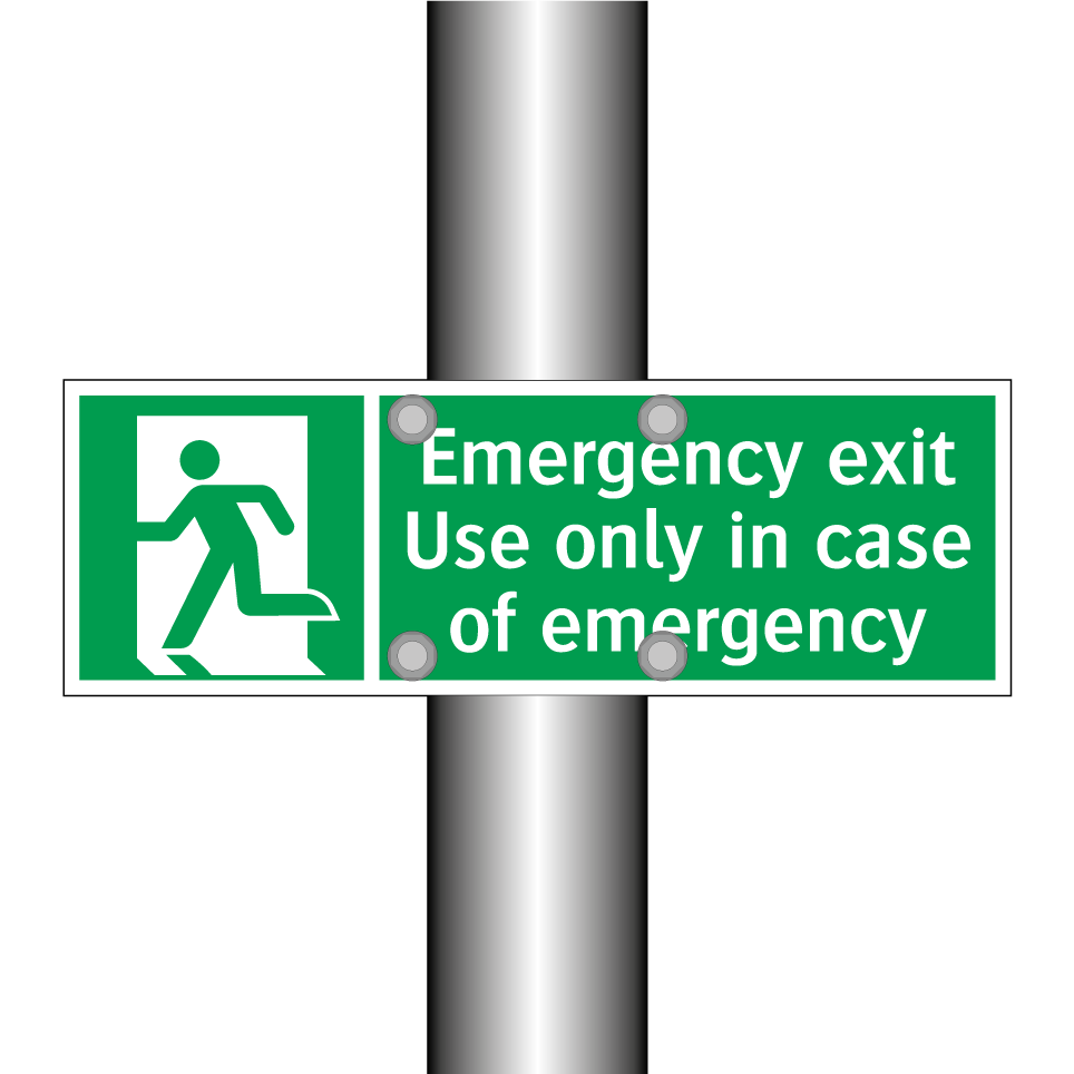 Emergency exit Use only in case of emergency