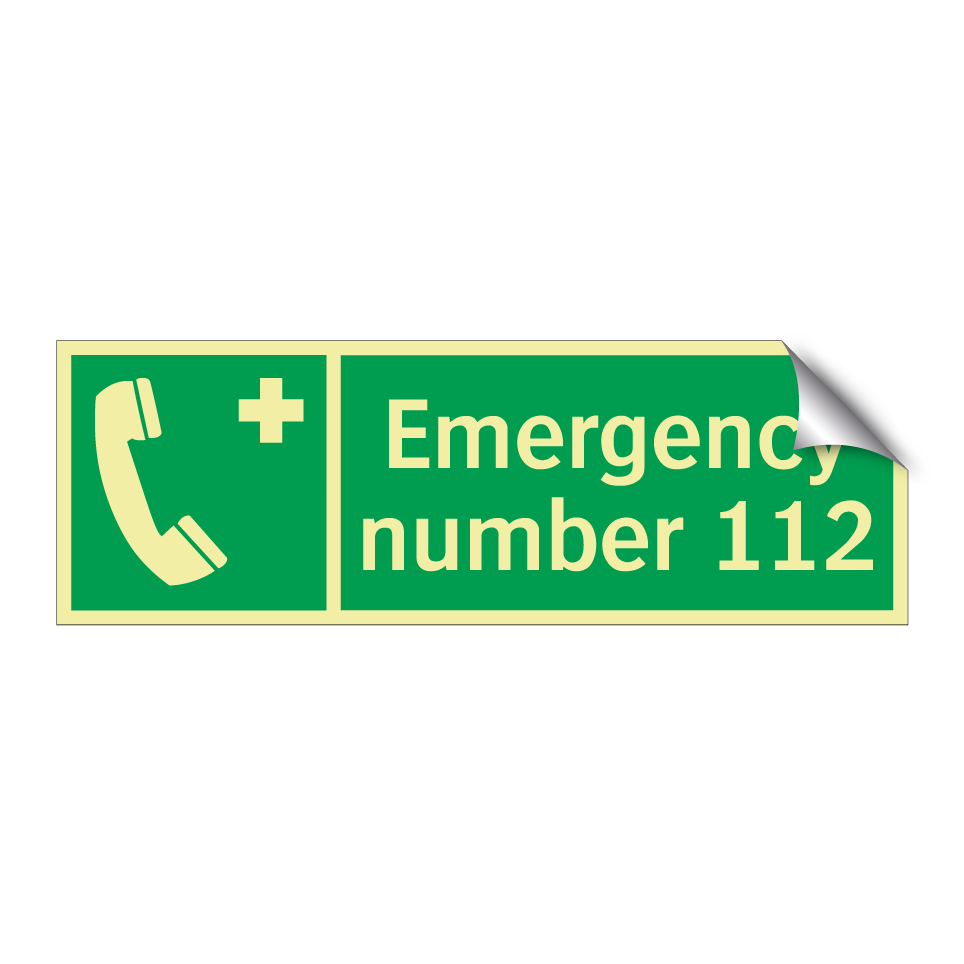 Emergency number 112