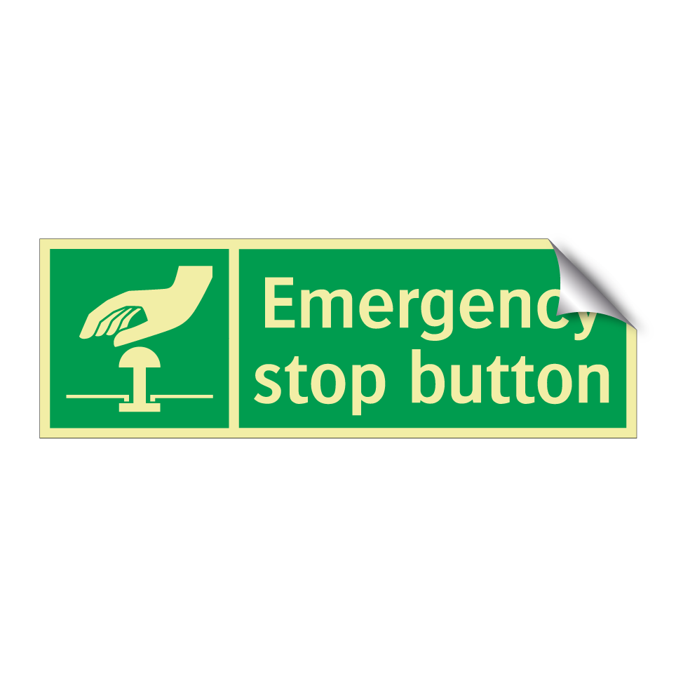 Emergency stop button