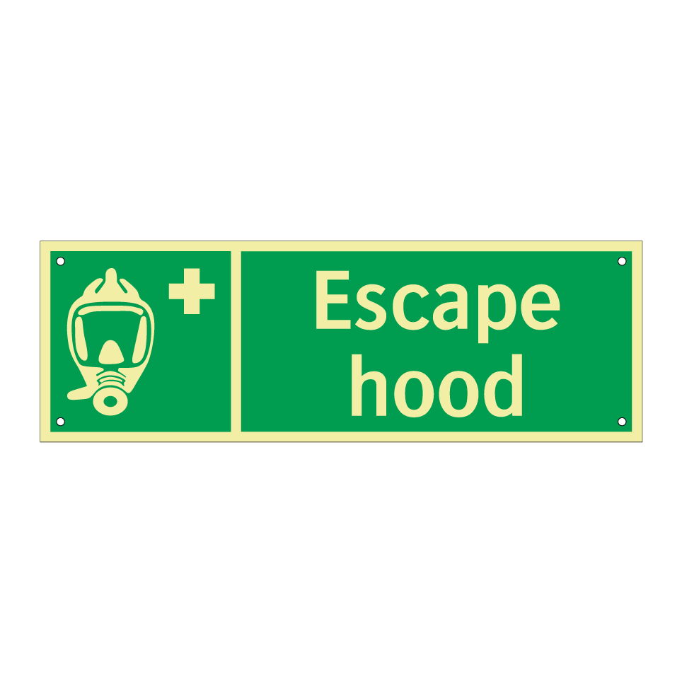 Escape hood
