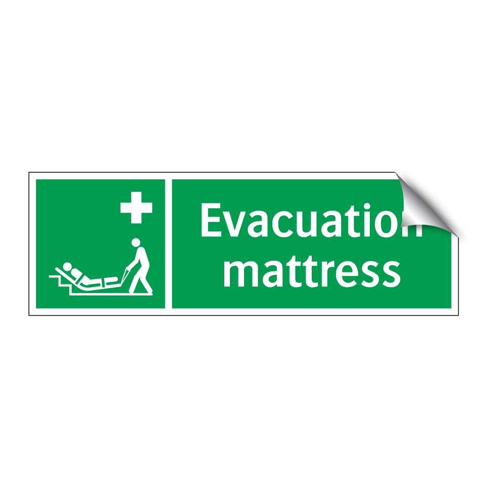 Evacuation mattress
