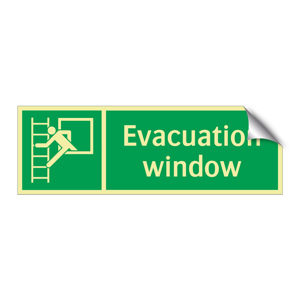 Evacuation window