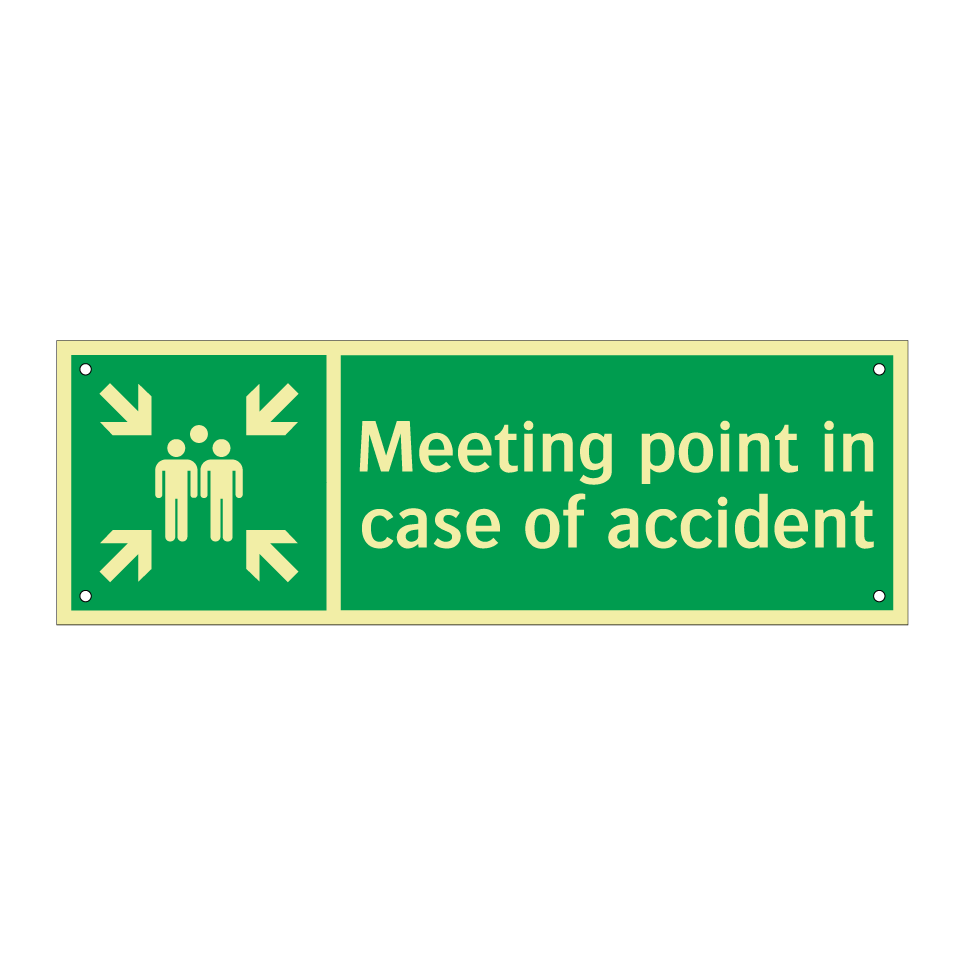 Meeting point in case of accident