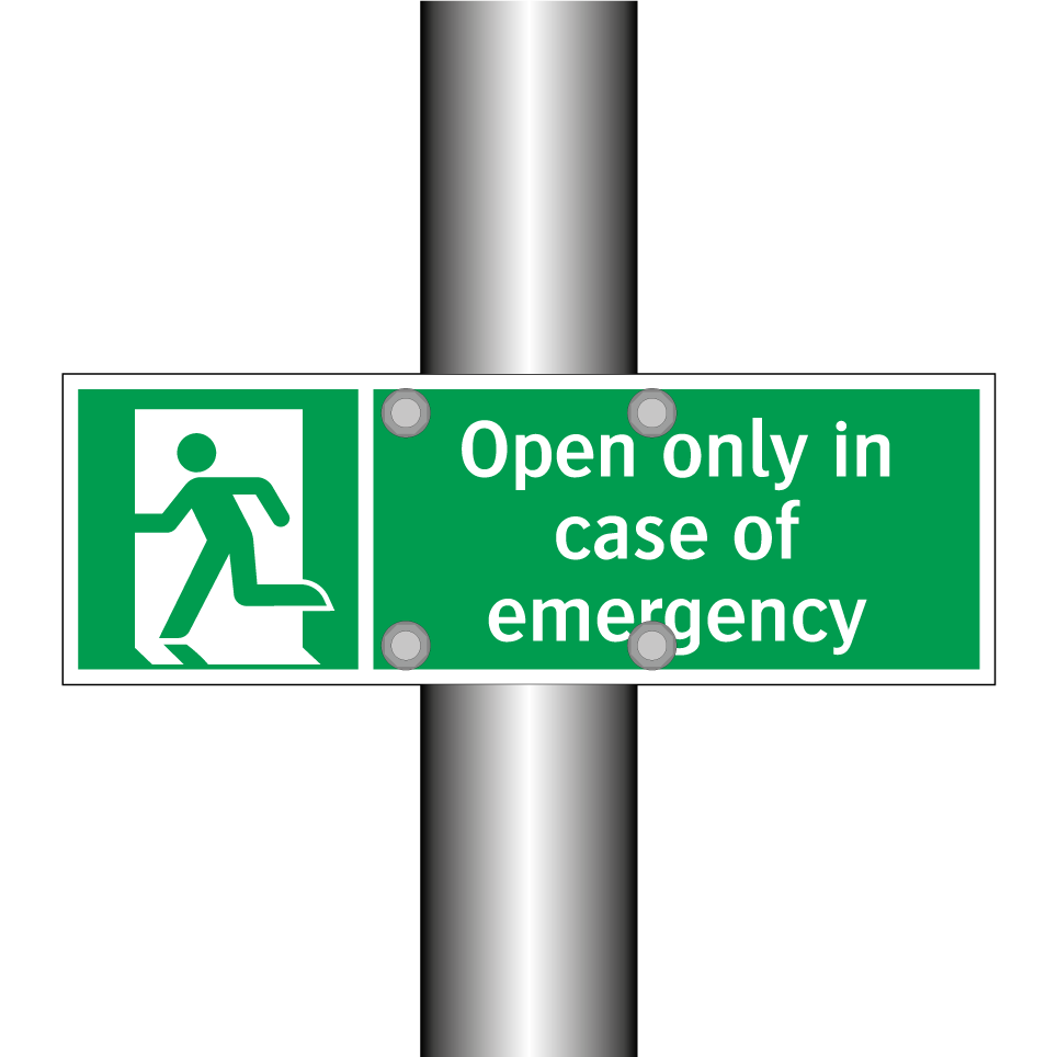 Open only in case of emergency