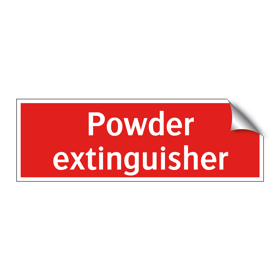 Powder extinguisher