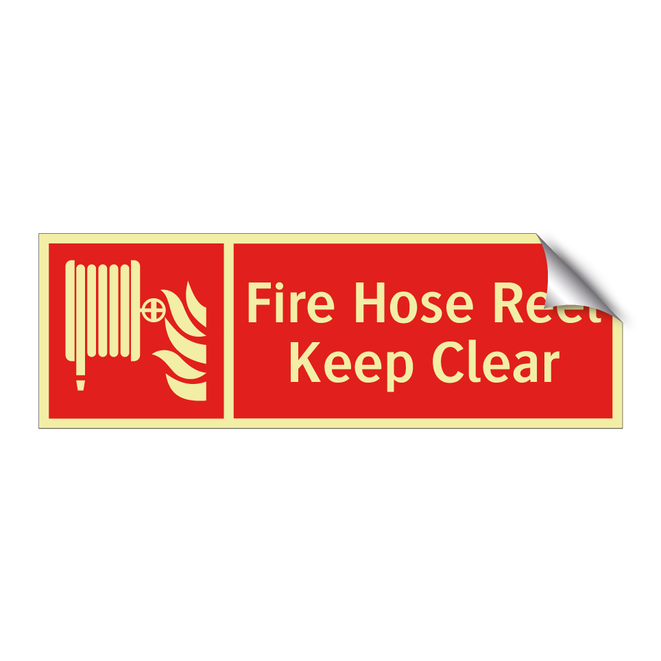 Fire Hose Reel Keep Clear