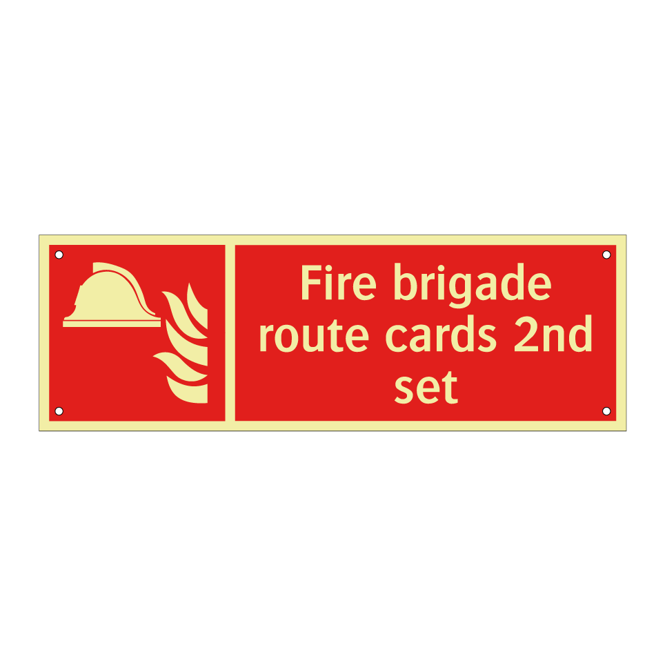 Fire brigade route cards 2nd set