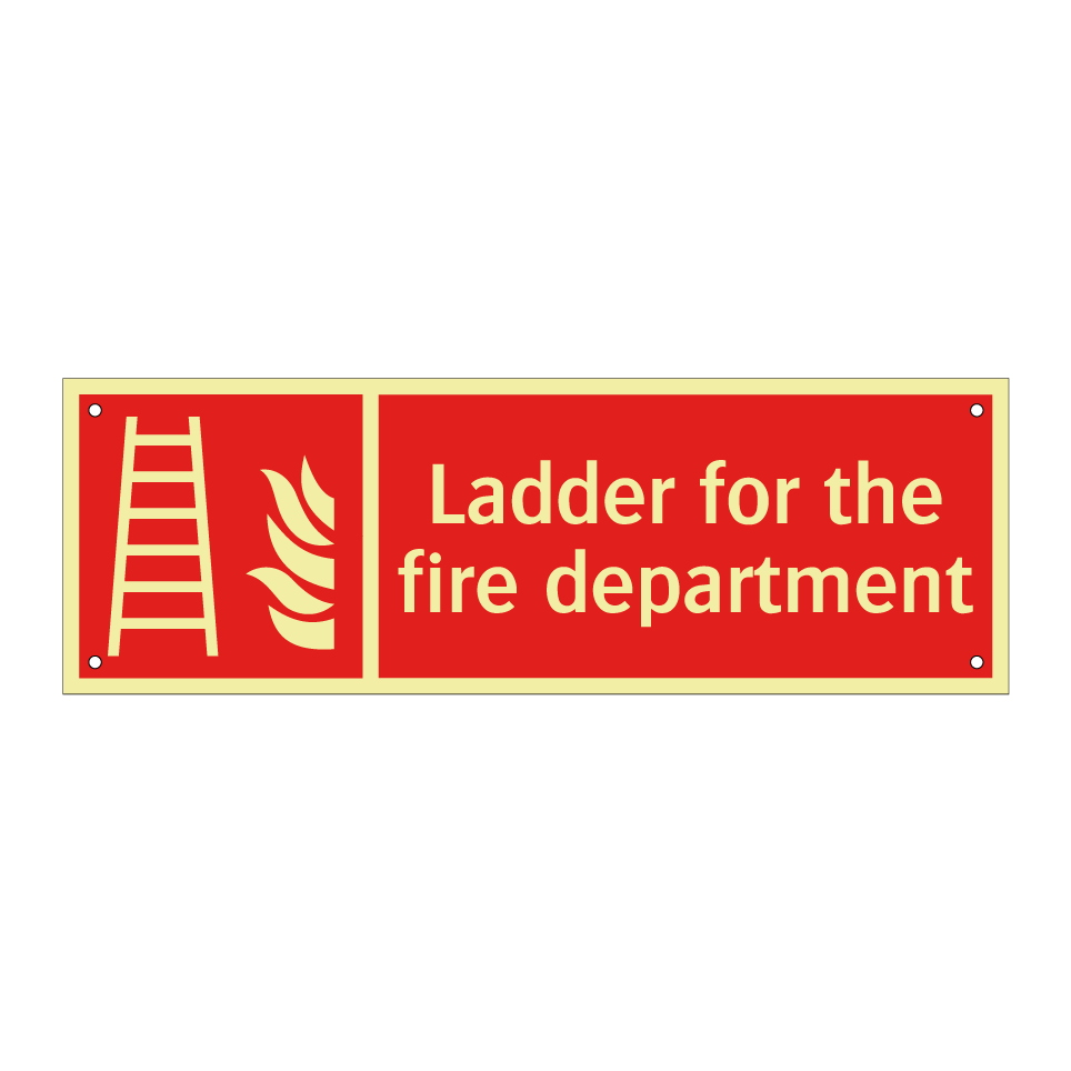 Ladder for the fire department