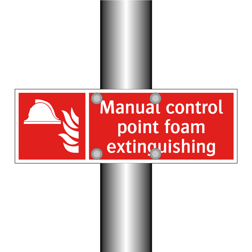 Manual control point foam extinguishing