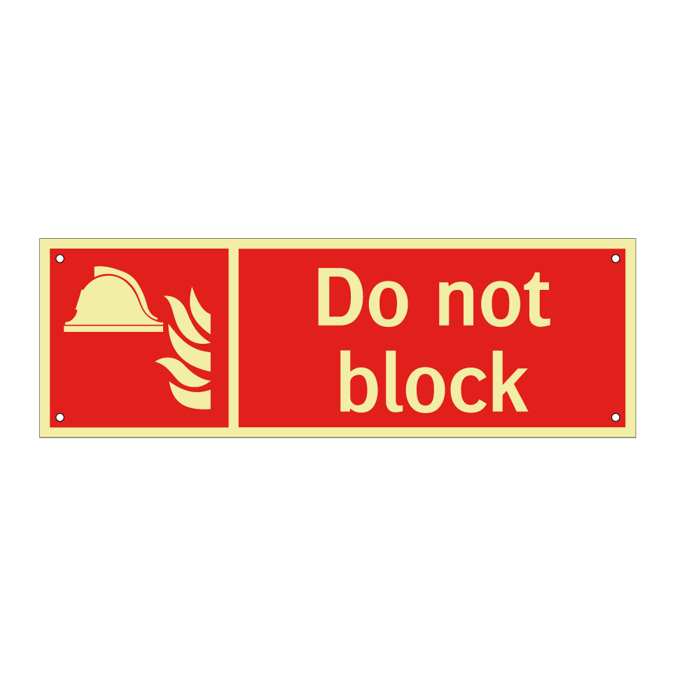 Do not block