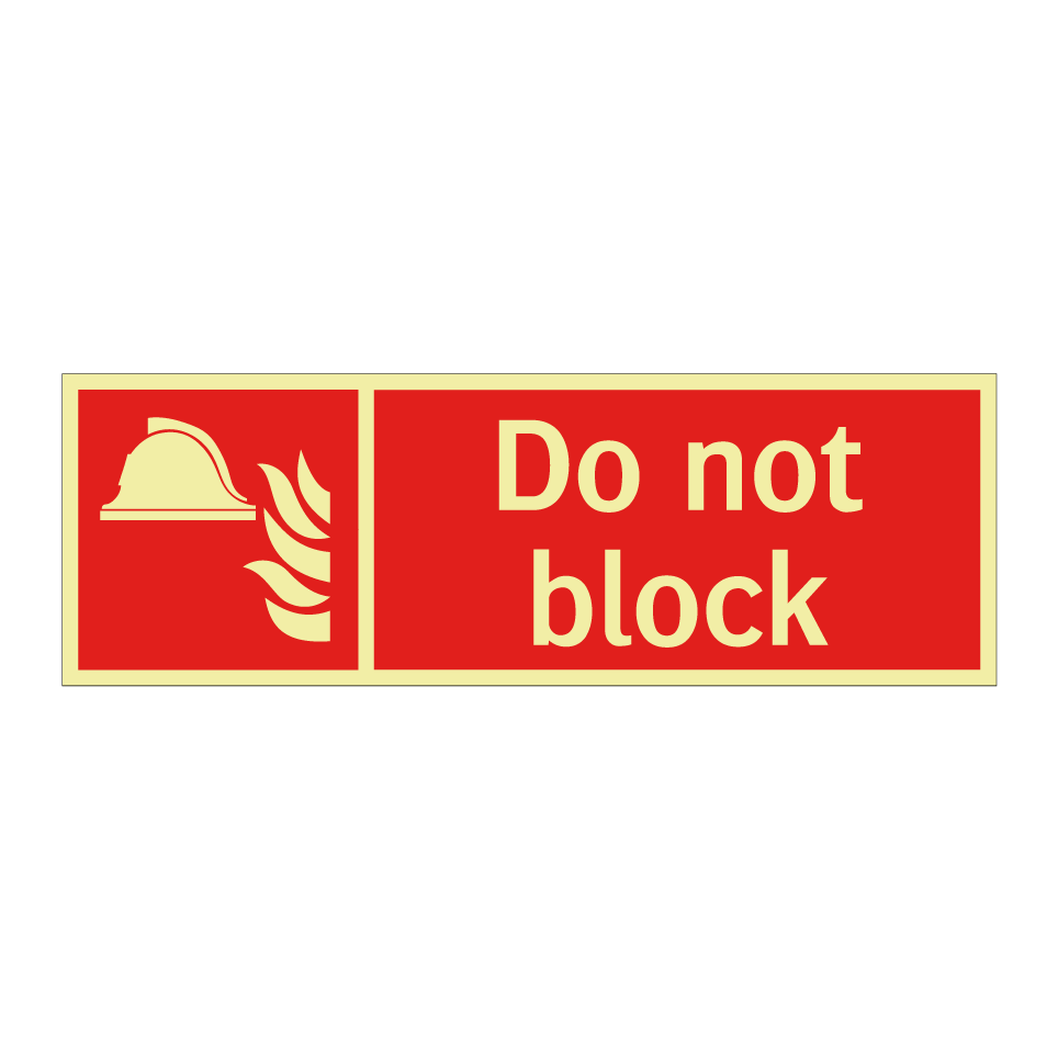 Do not block
