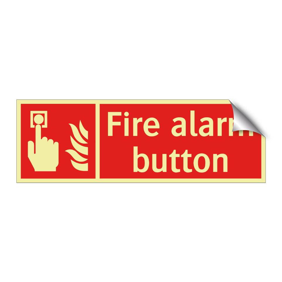 Fire alarm button