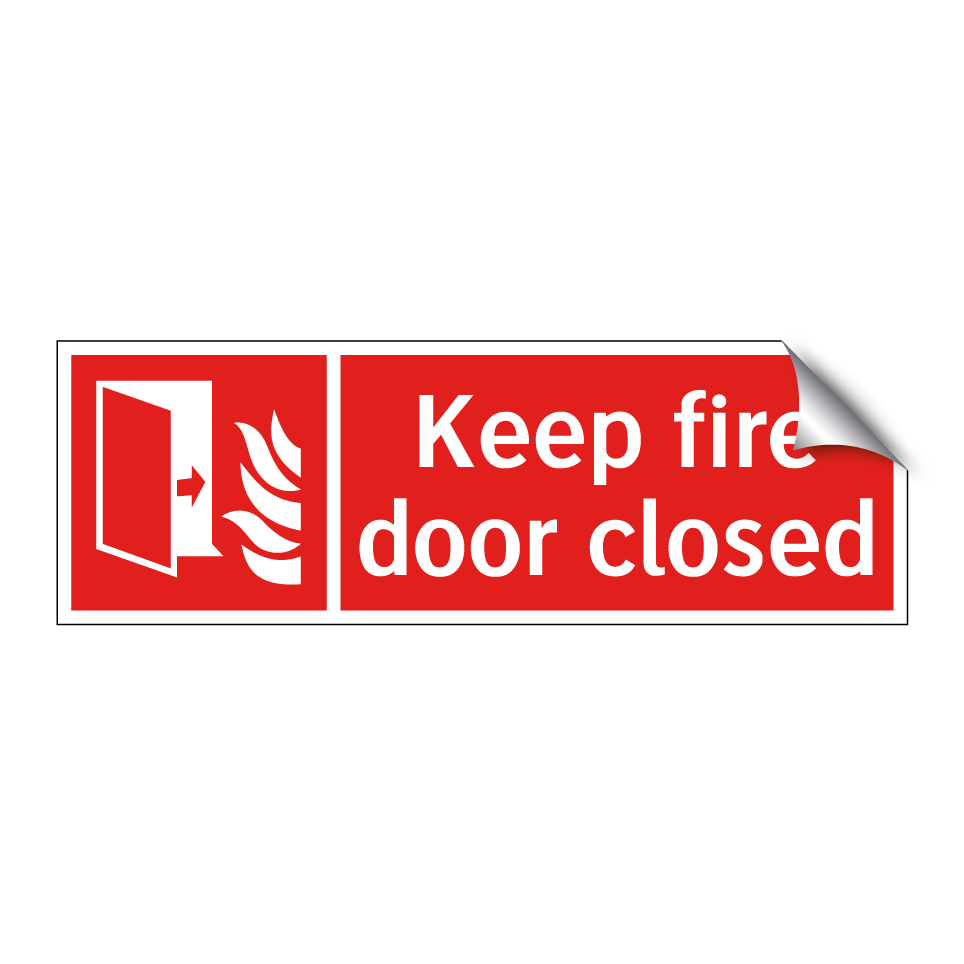 Keep fire door closed