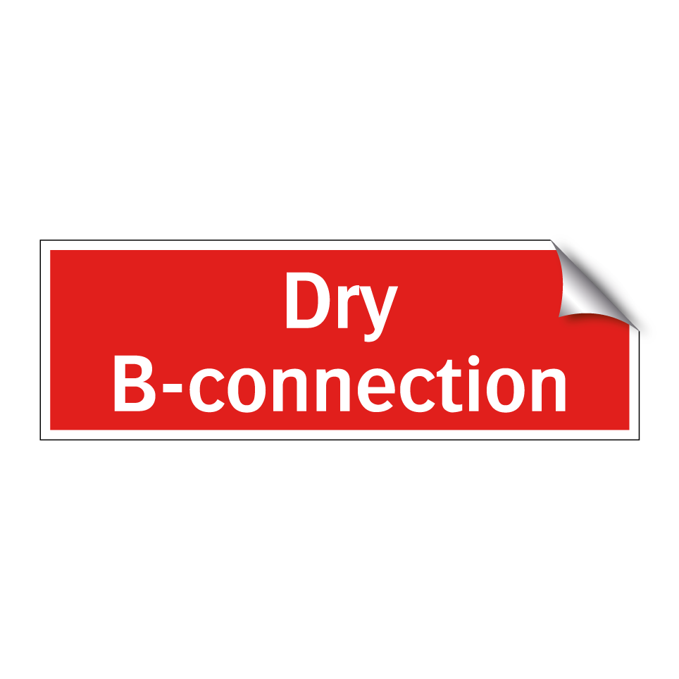 Dry B-connection