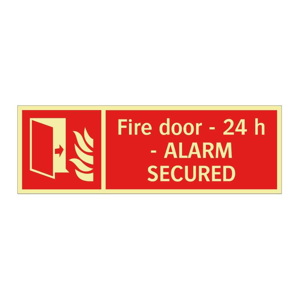 Fire door - 24 h - ALARM SECURED