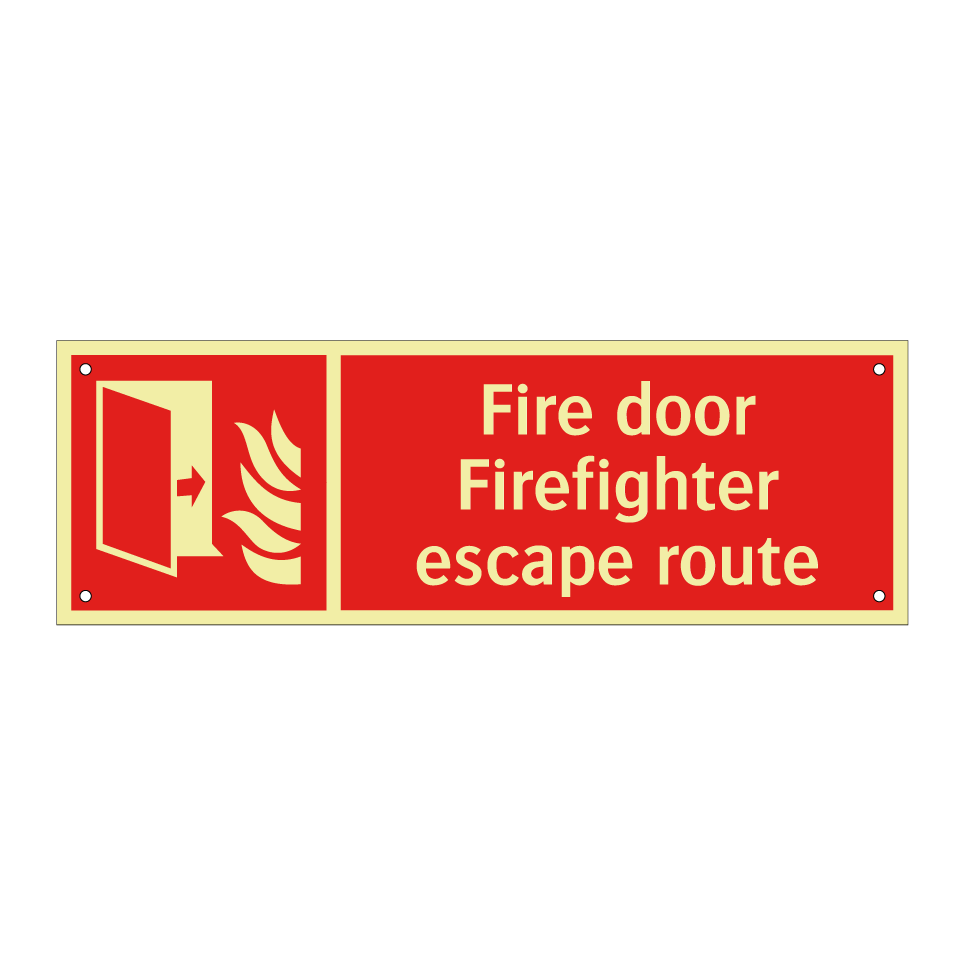 Fire door Firefighter escape route