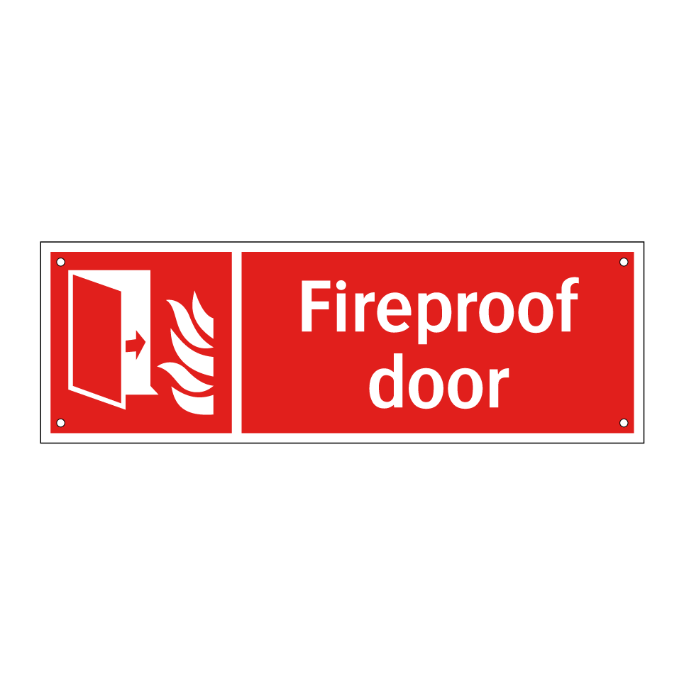 Fireproof door