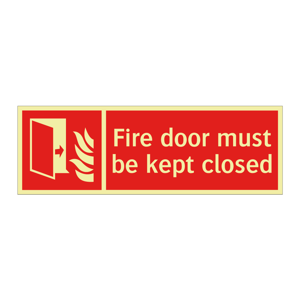 Fire door must be kept closed