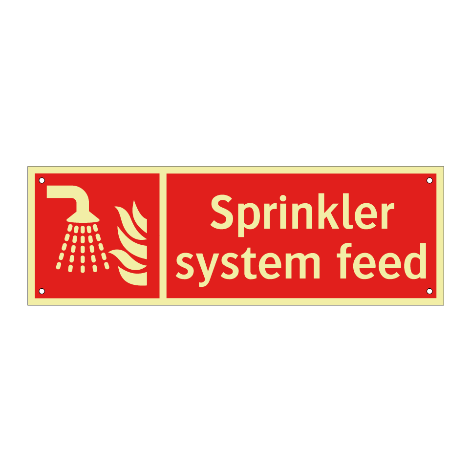 Sprinkler system feed