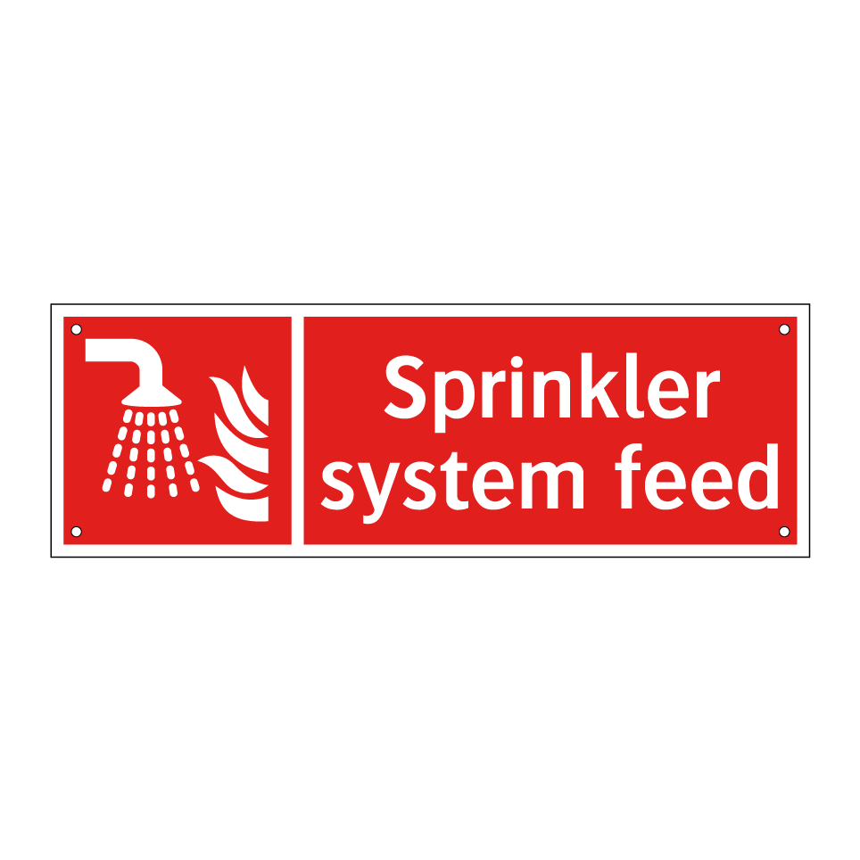 Sprinkler system feed