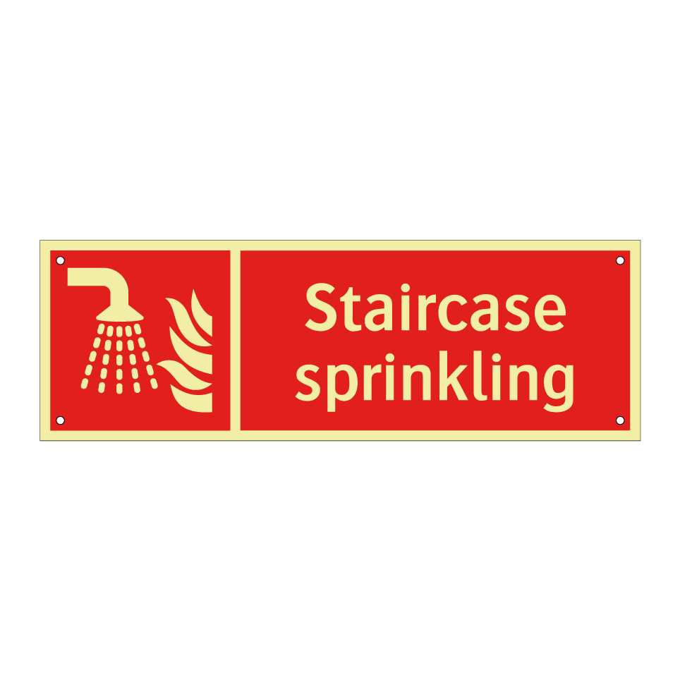 Staircase sprinkling