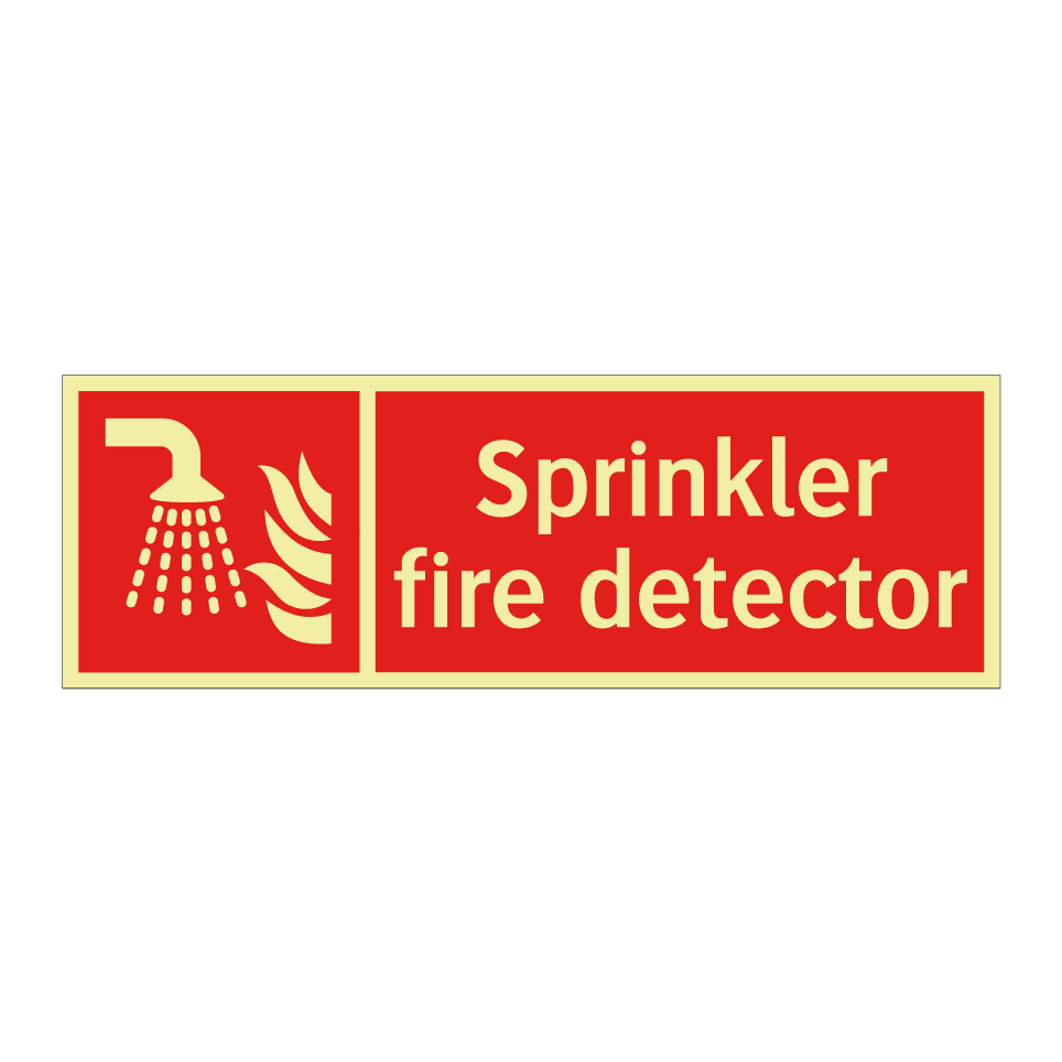 Sprinkler fire detector