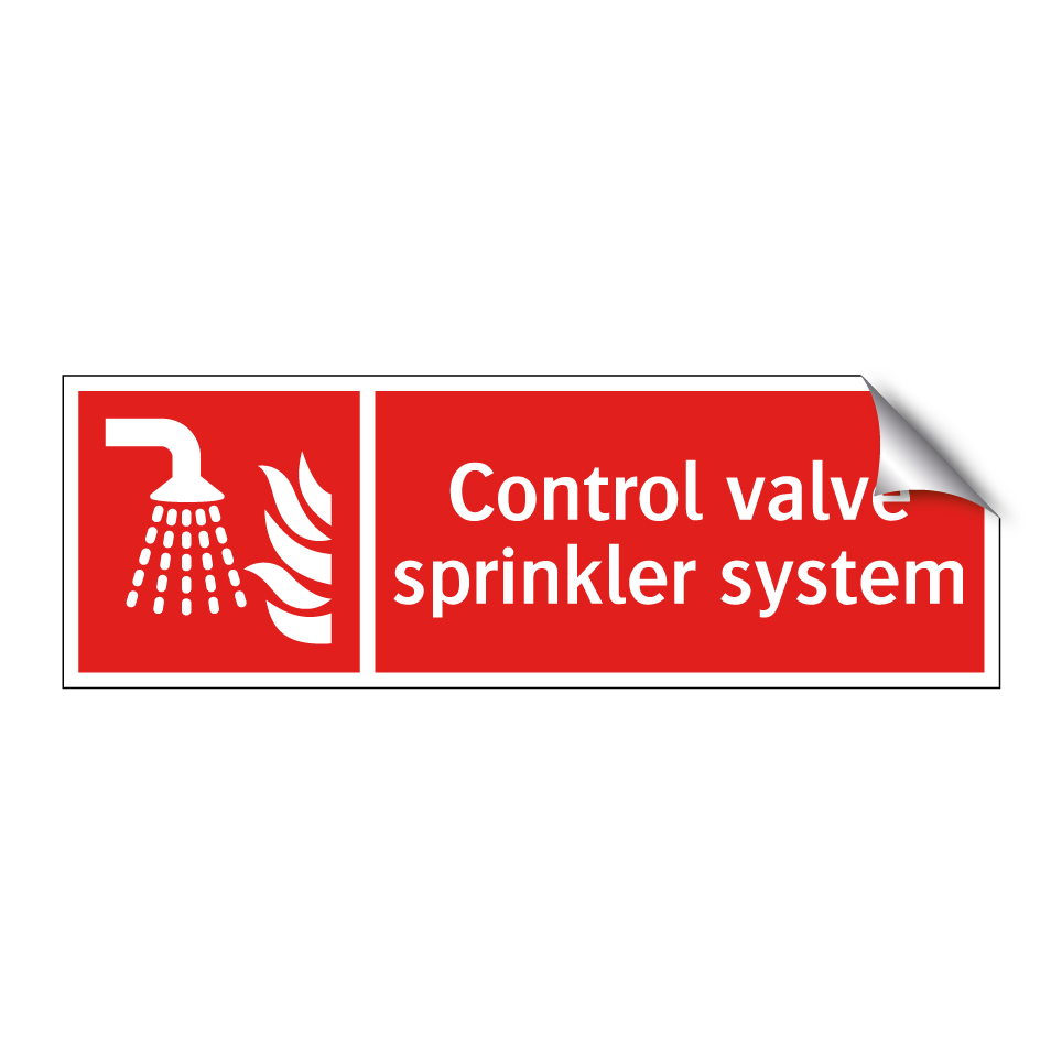 Control valve sprinkler system