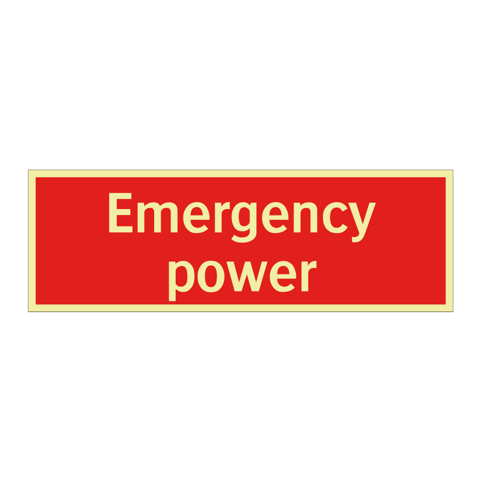 Emergency power
