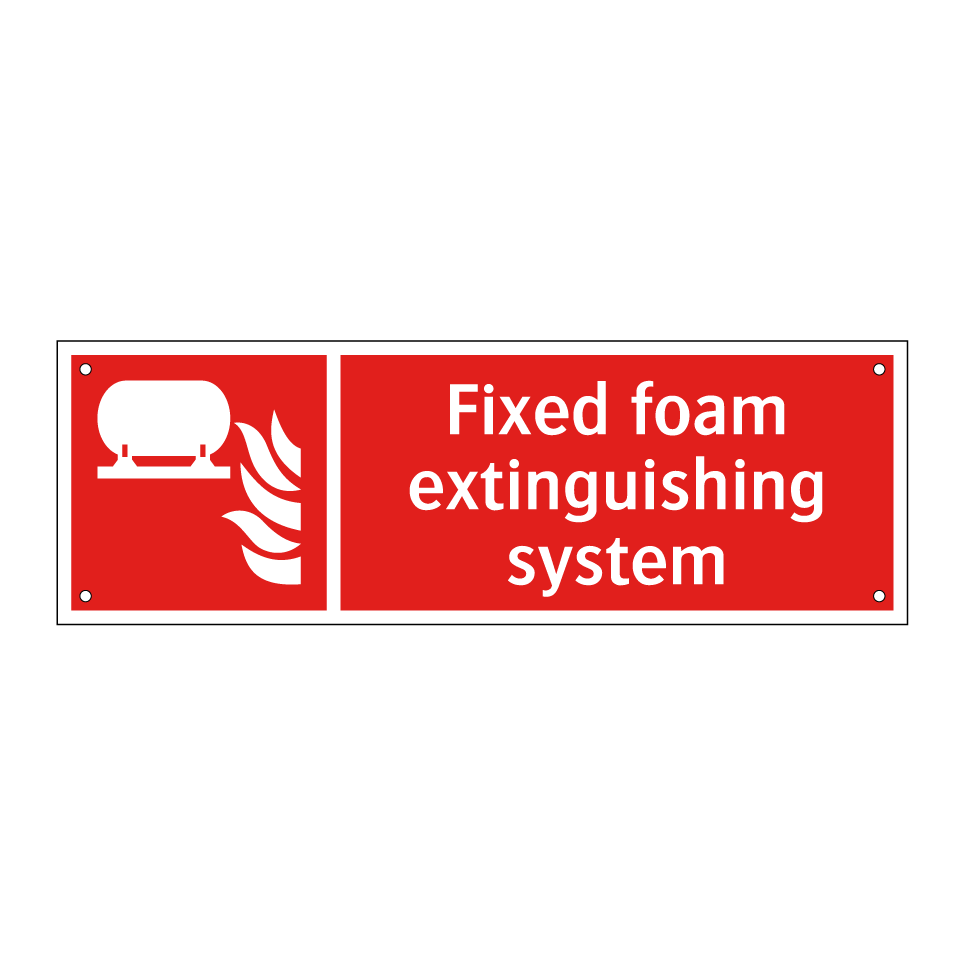 Fixed foam extinguishing system