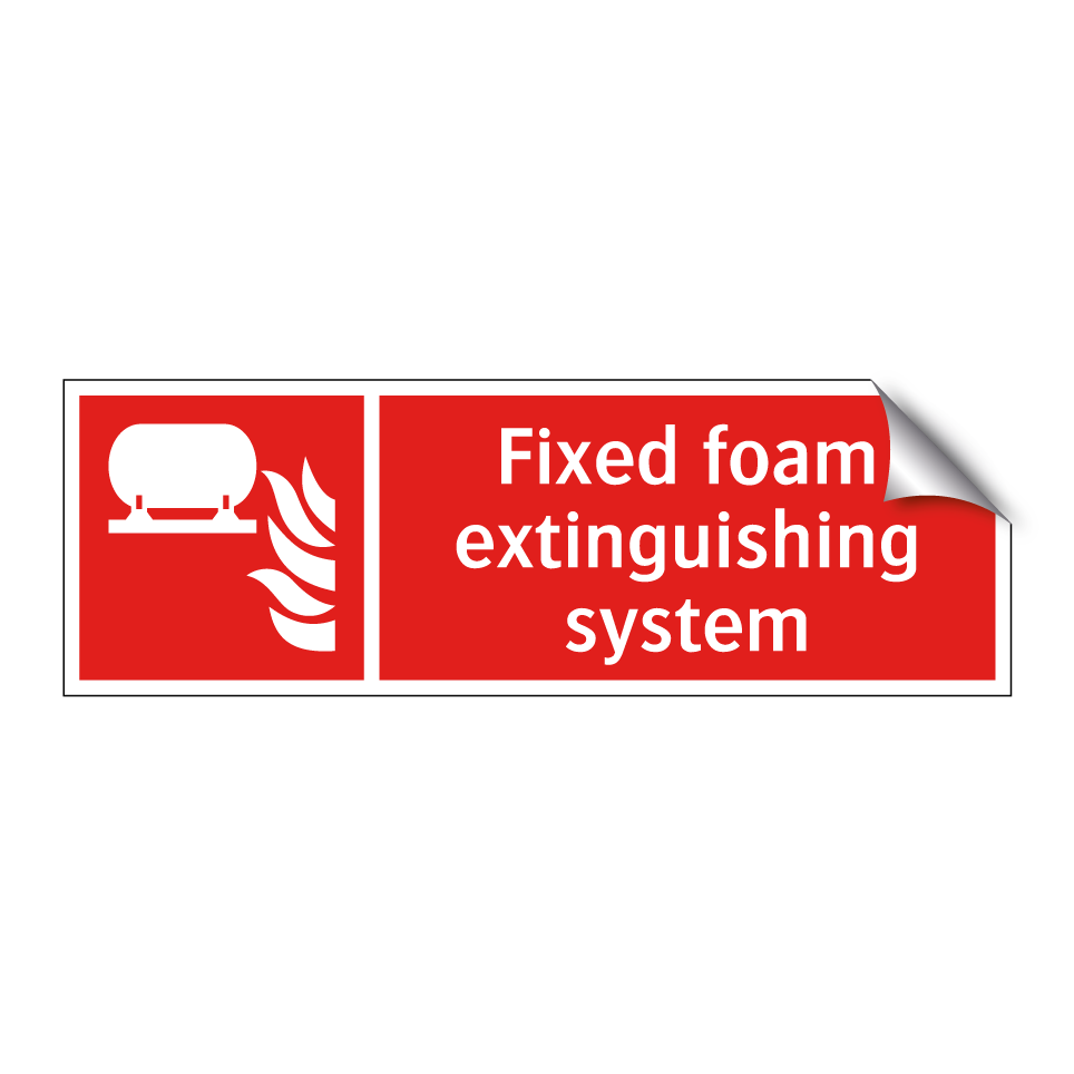 Fixed foam extinguishing system