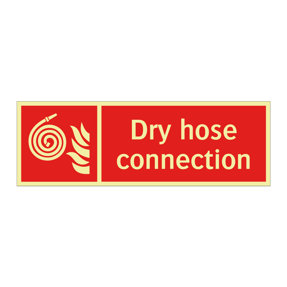 Dry hose connection