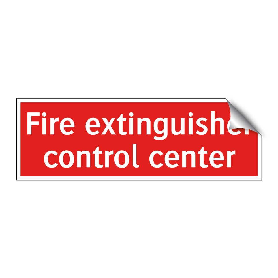 Fire extinguisher control center