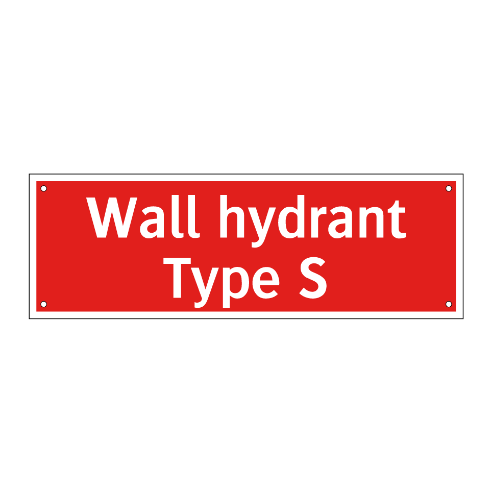 Wall hydrant Type S