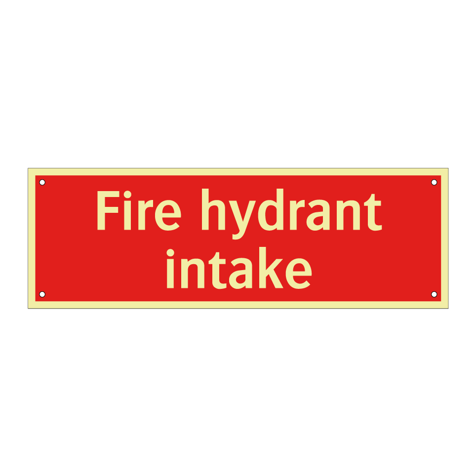 Fire hydrant intake