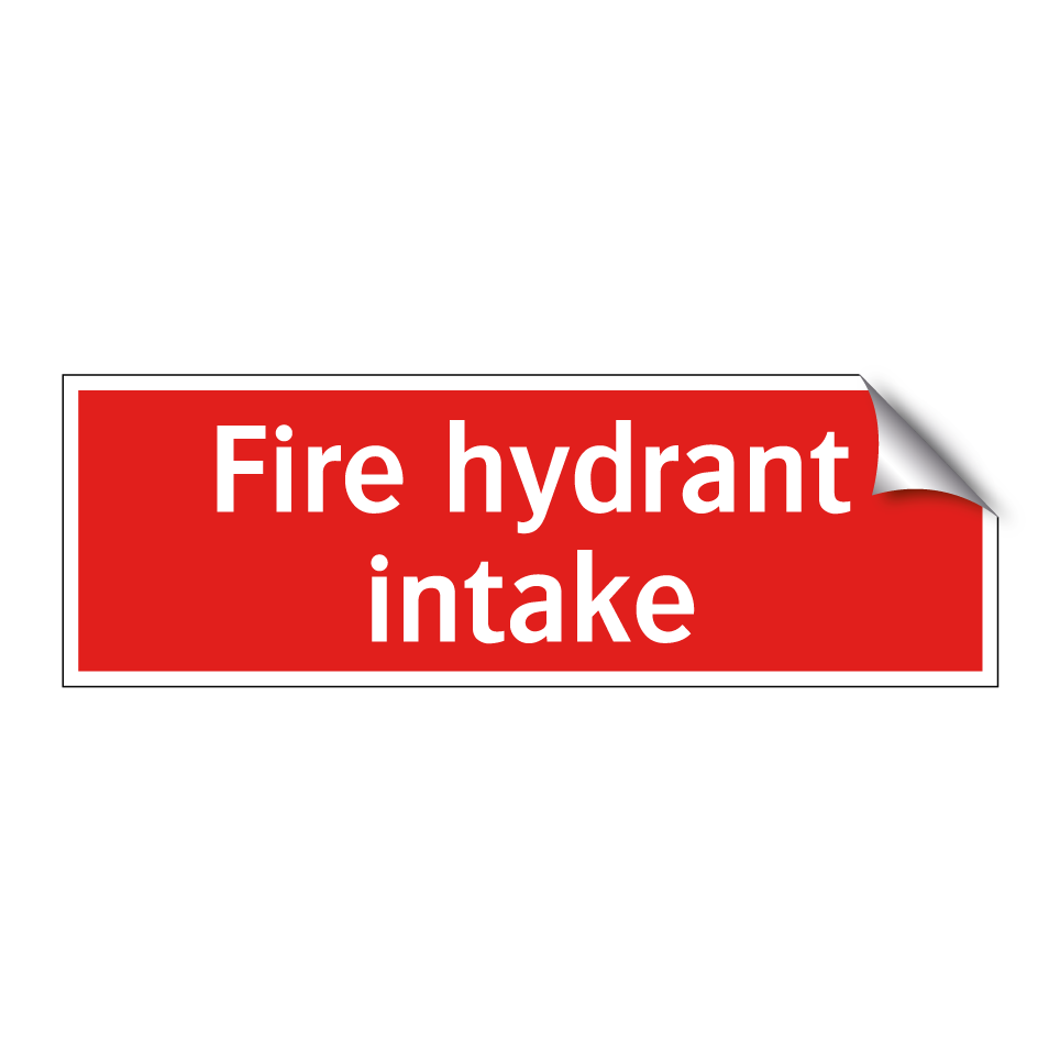 Fire hydrant intake
