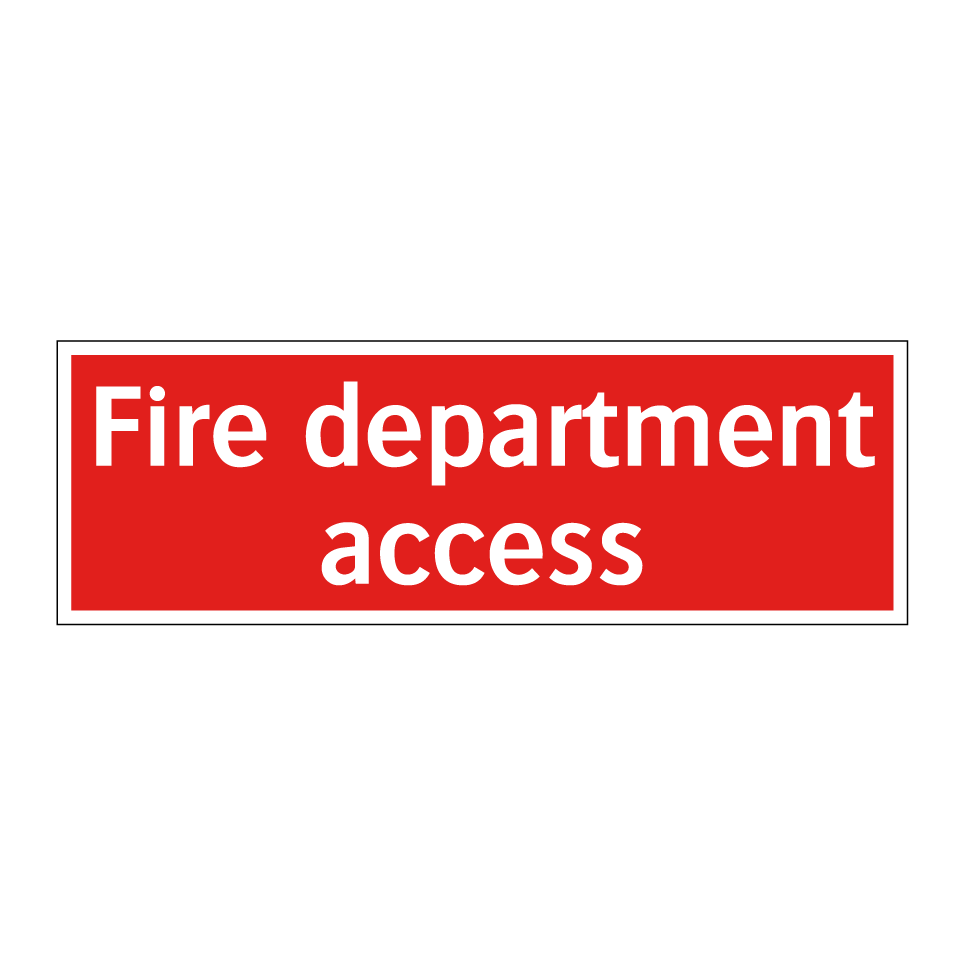 Fire department access