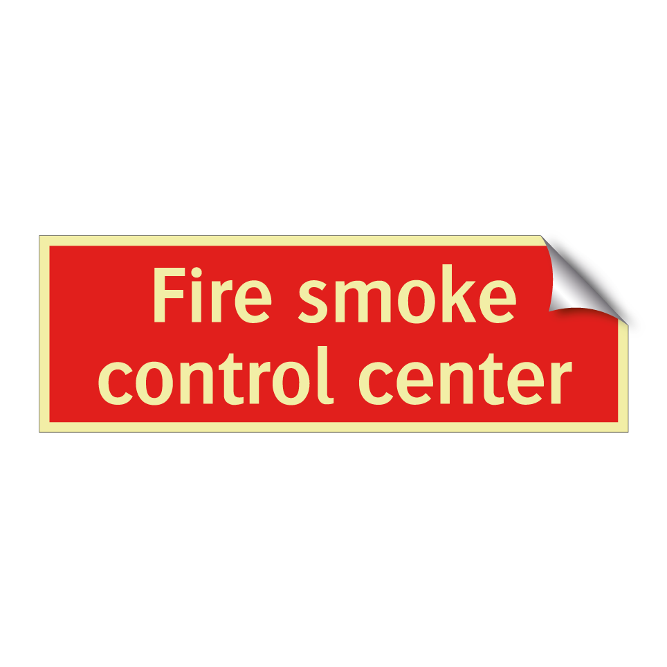 Fire smoke control center