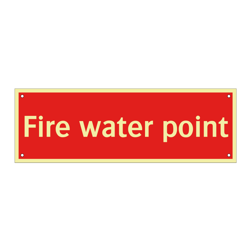 Fire water point