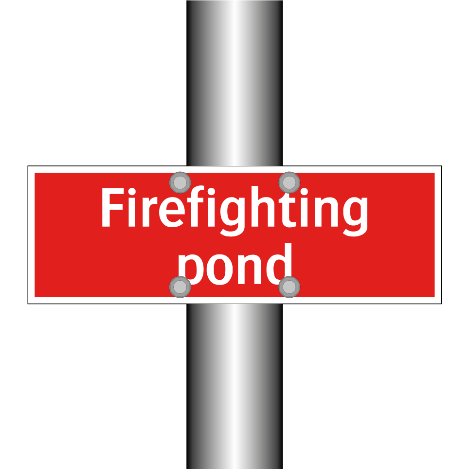Firefighting pond