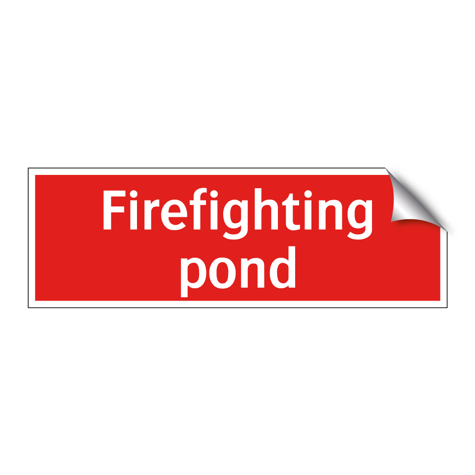 Firefighting pond