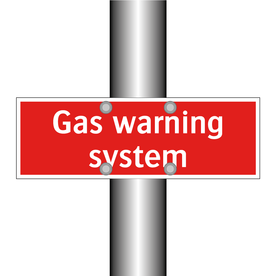 Gas warning system