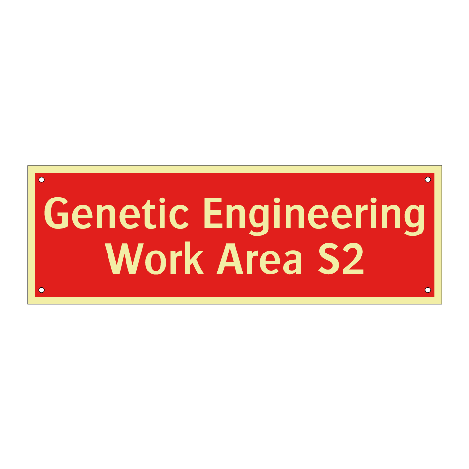 Genetic Engineering Work Area S2