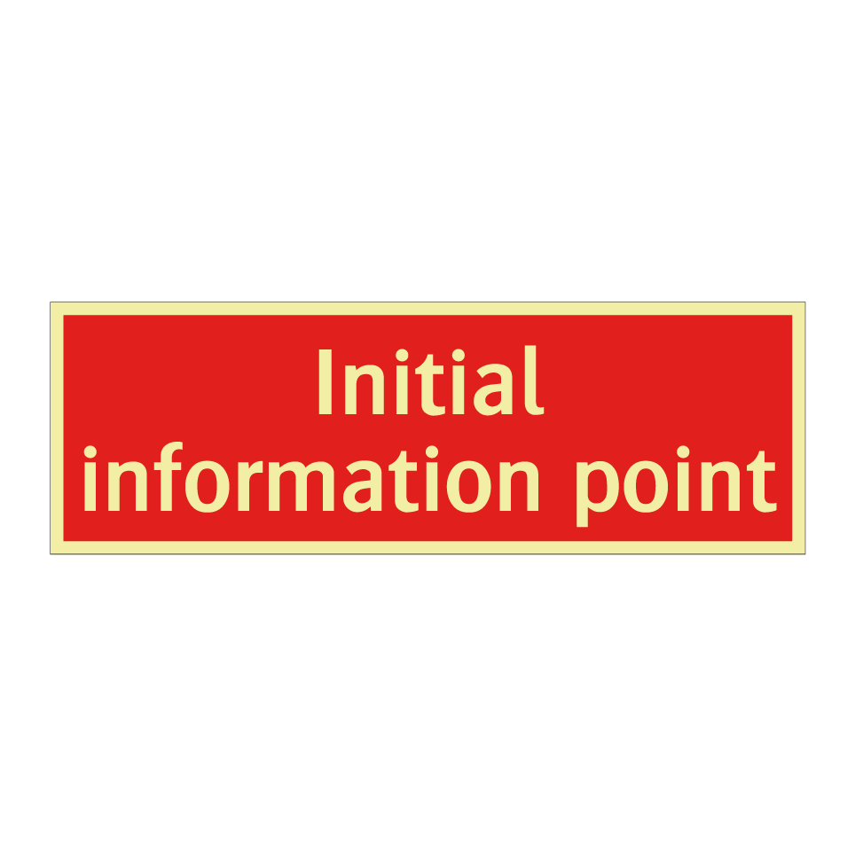 Initial information point
