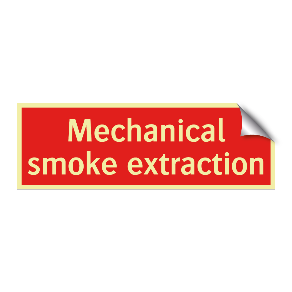 Mechanical smoke extraction