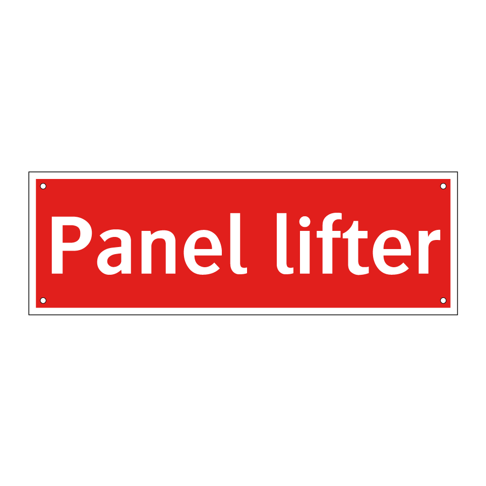 Panel lifter