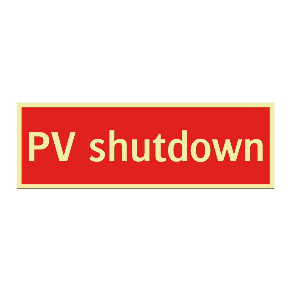 PV shutdown
