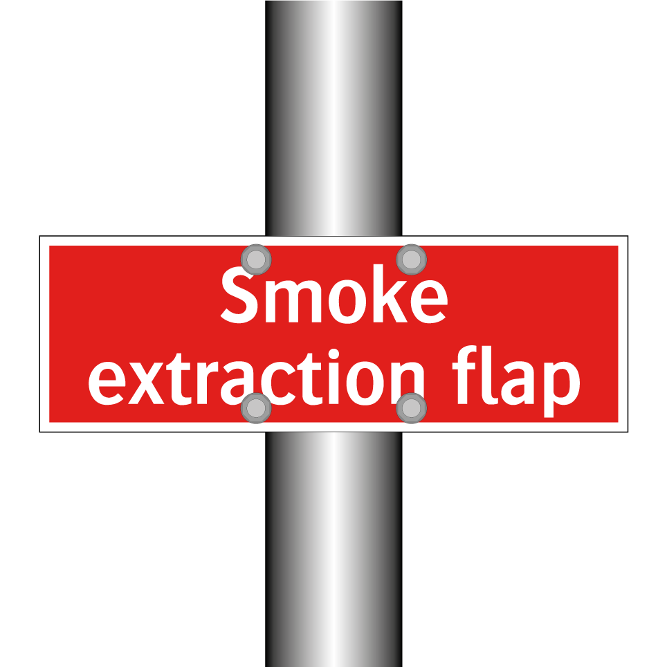 Smoke extraction flap