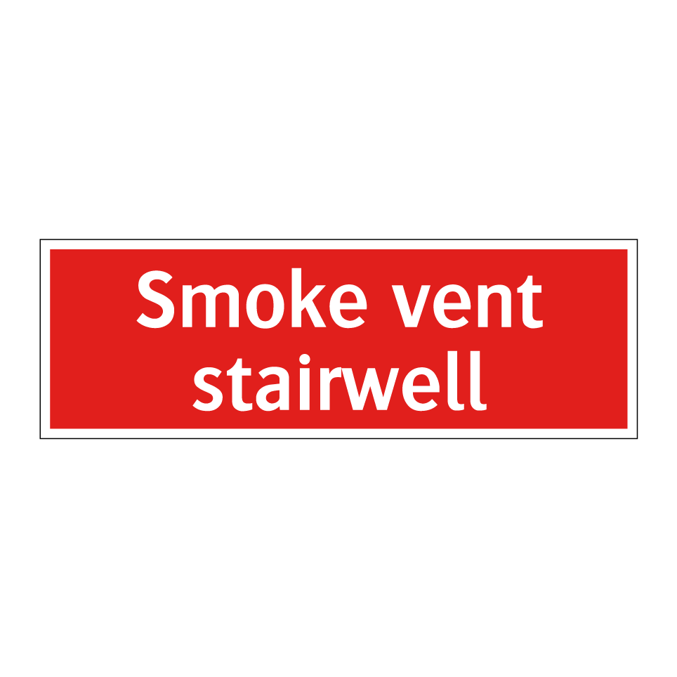 Smoke vent stairwell