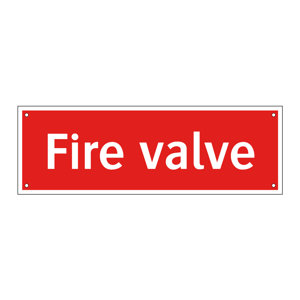 Fire valve