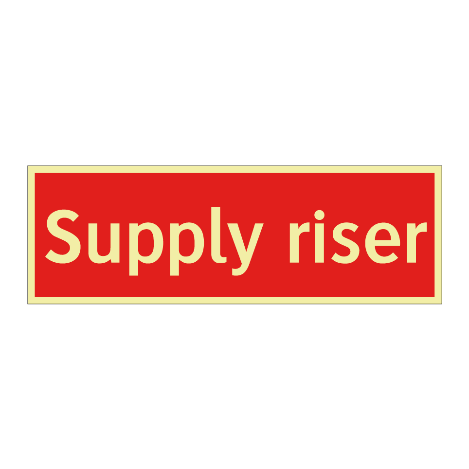 Supply riser